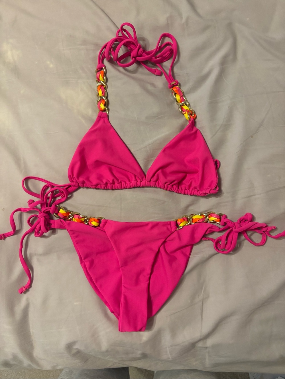 Beach Bunny Hot Pink Swim Top